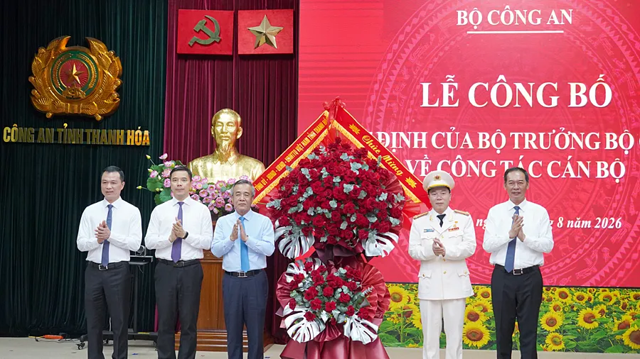 Cục phó Hoàng Quốc Việt làm Giám đốc Công an tỉnh Thanh Hóa
