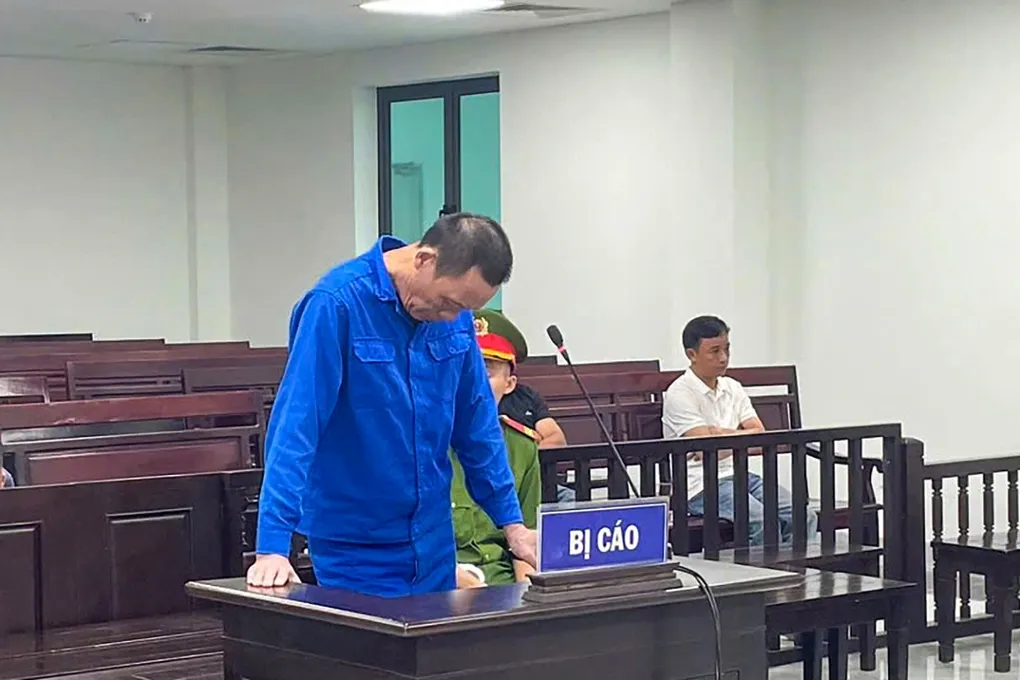 Bị cáo Khởi tại tòa. Ảnh: Hùng Lê