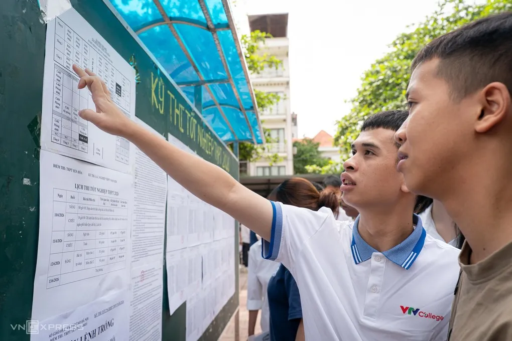 Học sinh Hà Nội thi tốt nghiệp THPT 2026. Ảnh: Hoàng Giang