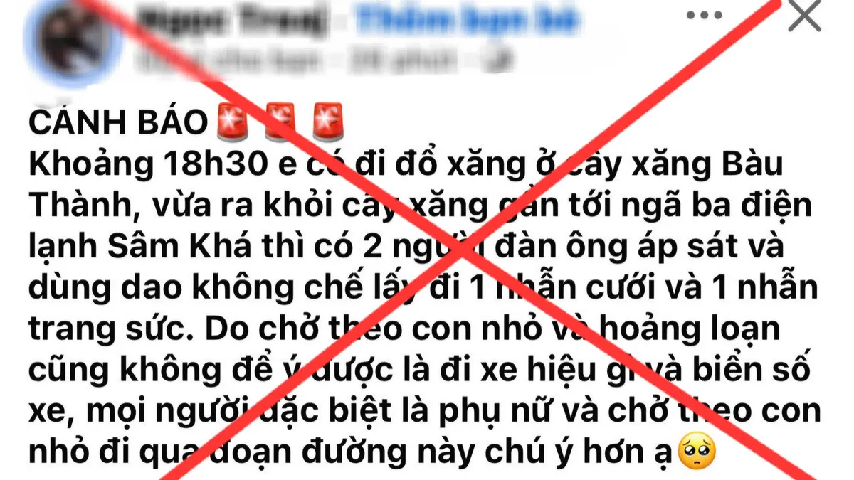 Sợ chồng biết mất nhẫn cưới, vợ dựng chuyện bị cướp