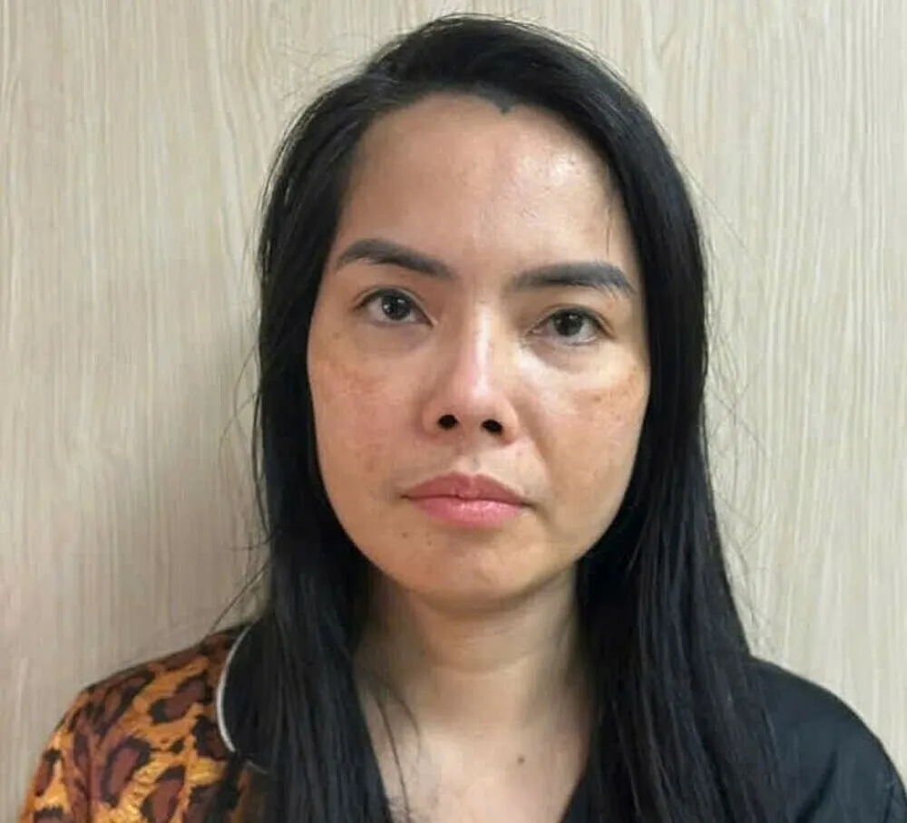 Kiều Thanh lúc bị bắt. Ảnh: Công an cung cấp