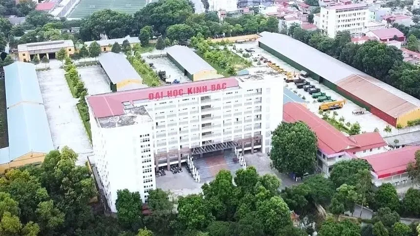Khuôn viên trường Đại học Kinh Bắc. Ảnh: Website trường