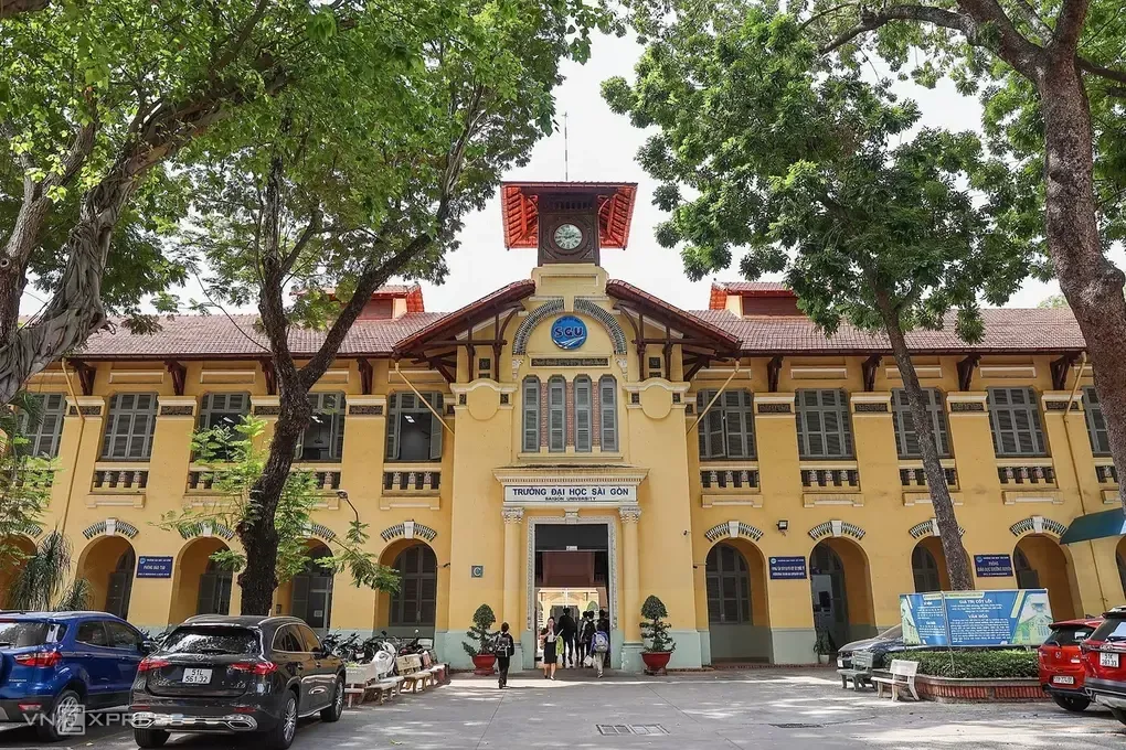 Khuôn viên Đại học Sài Gòn, TP HCM. Ảnh: Quỳnh Trần