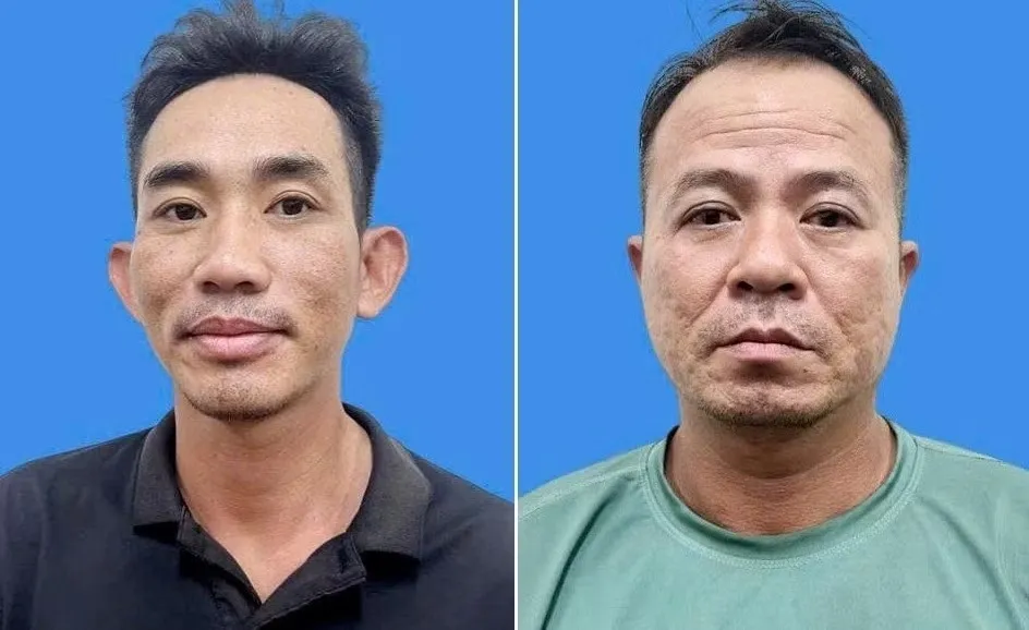 Bị can Đoàn Phương Tâm (trái) và Nguyễn Hải Âu. Ảnh: Công an cung cấp