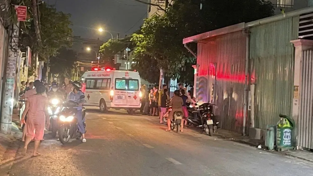 Hiện trường nơi thiếu nữ tử vong trong hẻm trên đường Tân Chánh Hiệp 16. Ảnh: Xuân Minh