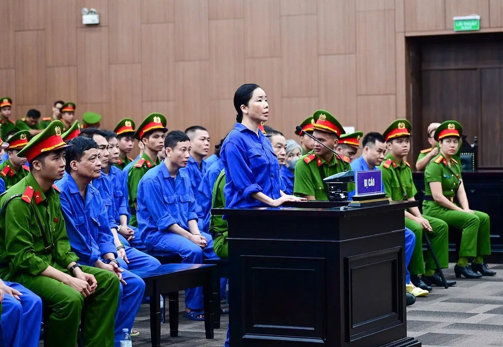 Bị cáo Mai Anh tại tòa. Ảnh: Danh Lam