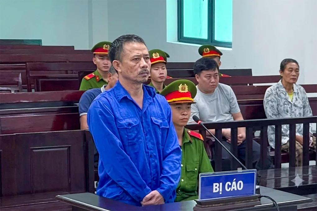 Bị cáo Chung tại tòa. Ảnh: Hùng Lê