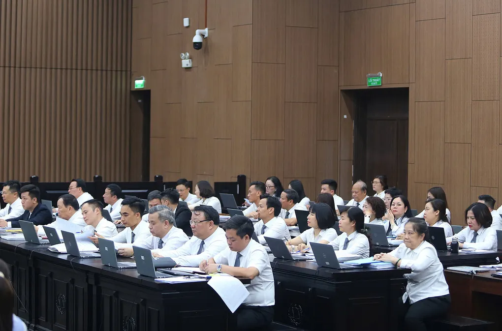 Các luật sư tại một phiên tòa ở Hà Nội. Ảnh: Phạm Dự