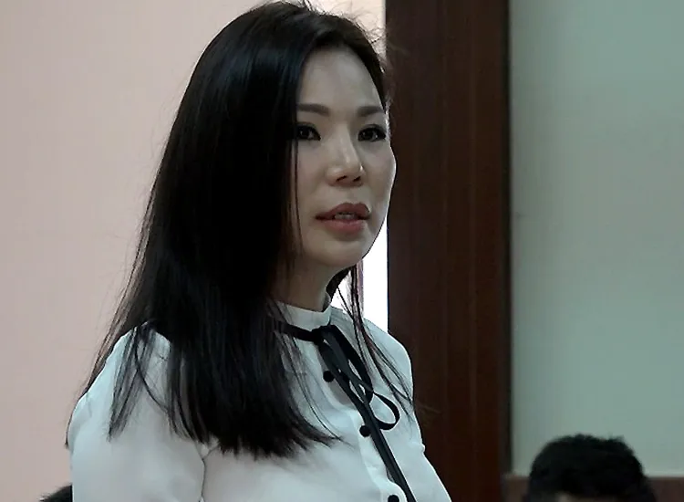 Bà Ngọc trong lần ra tòa hồi năm 2020.