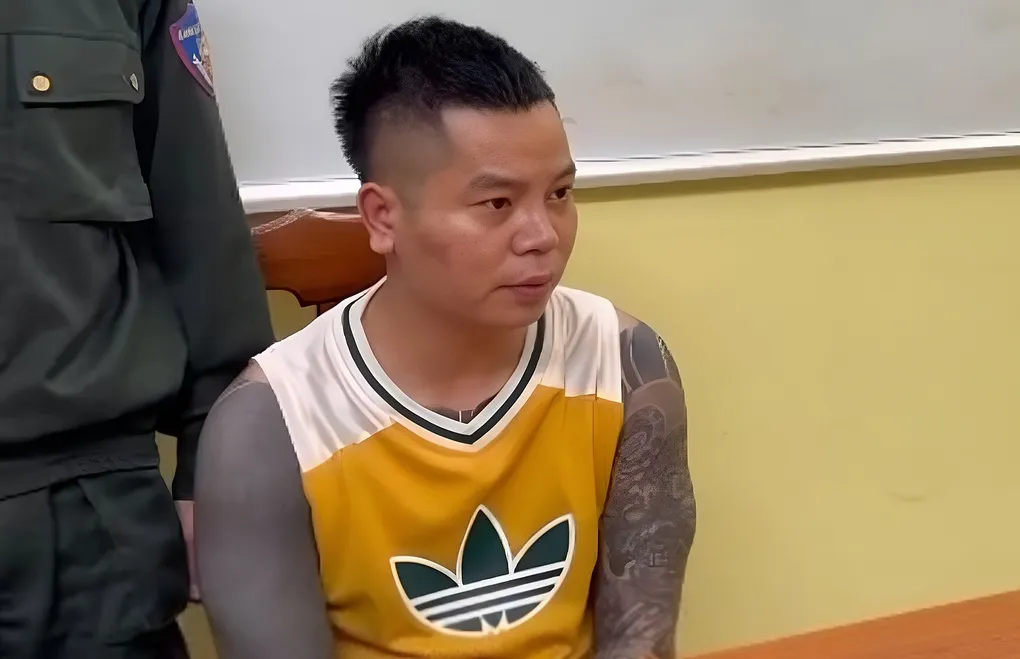 Cao Ngọc Sáng lúc bị bắt. Ảnh: C04 Bộ Công an