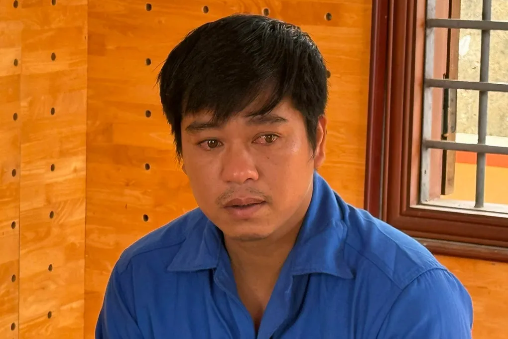 Ma Kiên La tại cơ quan điều tra. Ảnh: Ngọc Oanh