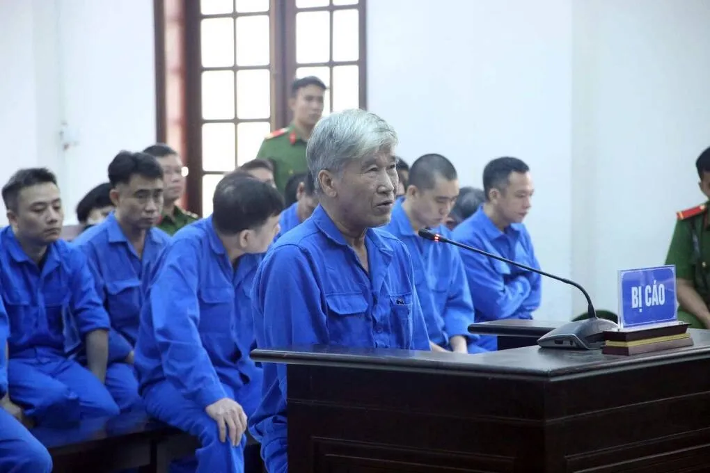 Cựu Viện trưởng Bùi Thế Hùng tại tòa ngày 14/9. Ảnh: Phạm Hải