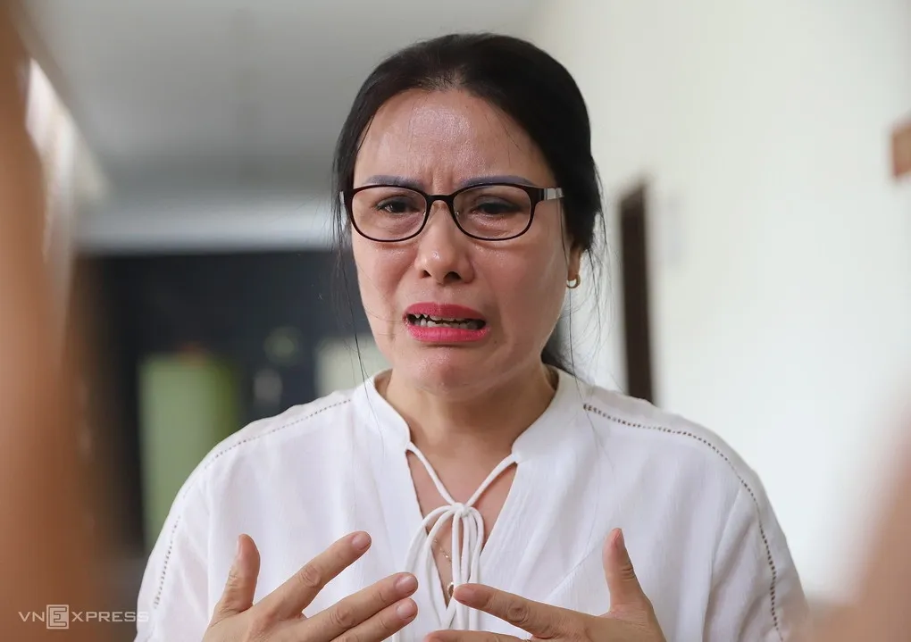 Cựu hiệu trưởng THCS Ba Đình, Nguyễn Thị Bình. Ảnh: Thanh Lam