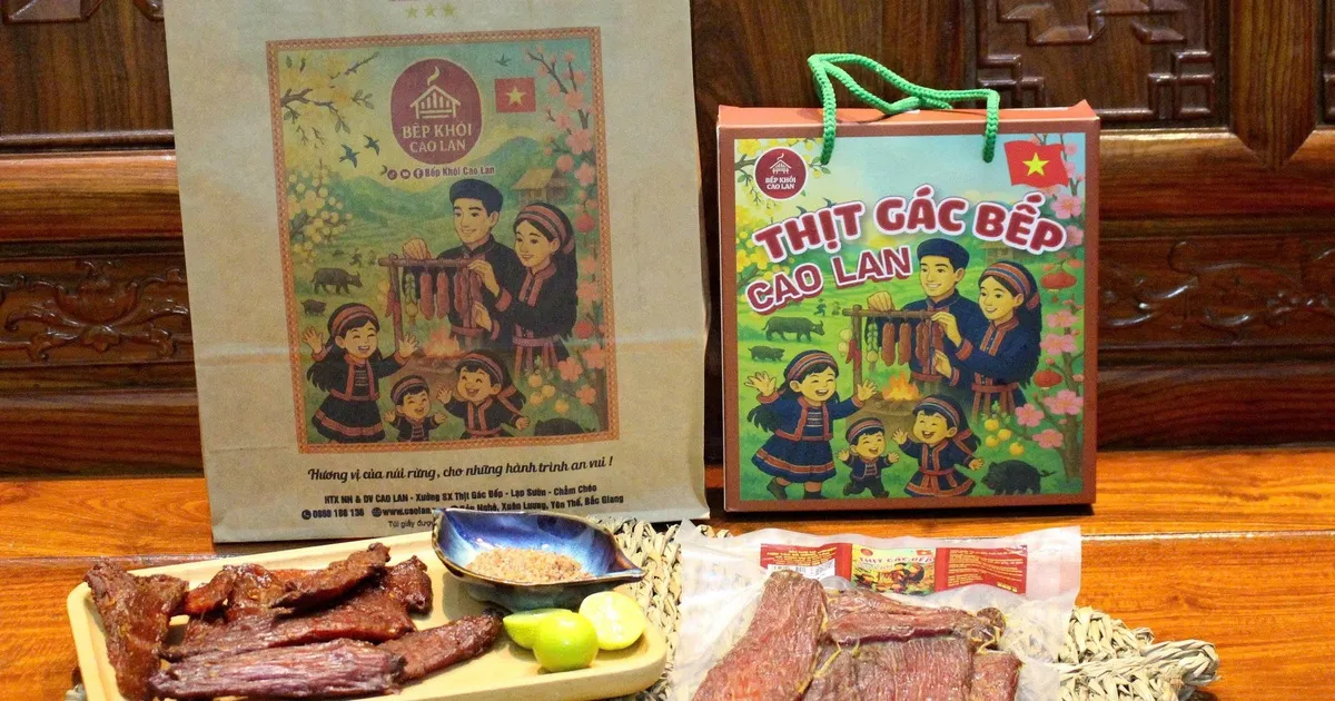 Thịt gác bếp Cao Lan - Khi bếp lửa truyền thống trở thành thương hiệu OCOP