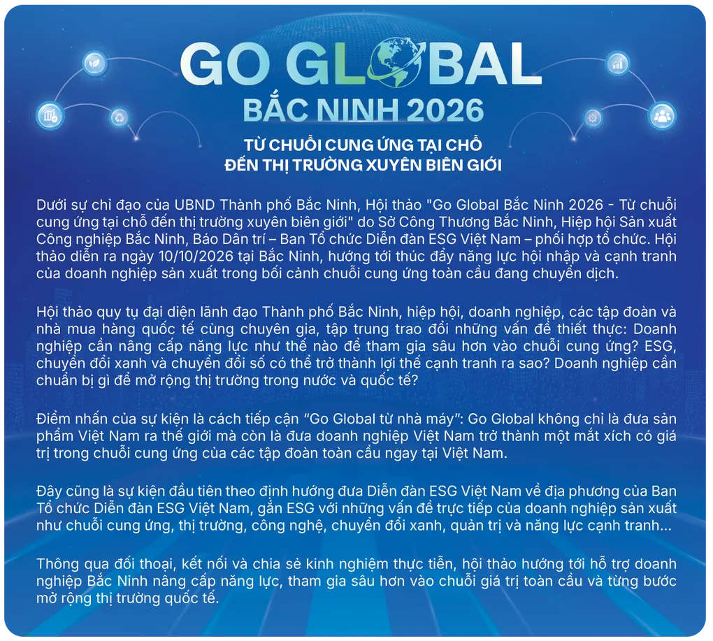 Bắc Ninh và báo Dân trí phối hợp tổ chức Go Global Bắc Ninh 2026 - 2 Bắc Ninh và báo Dân trí phối hợp tổ chức Go Global Bắc Ninh 2026 - 2