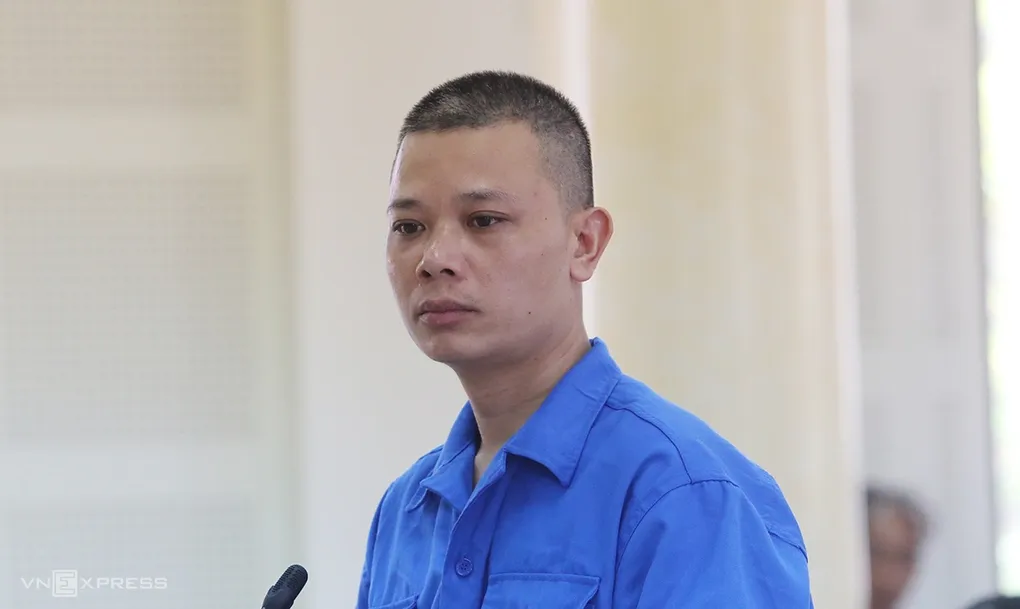 Nguyễn Ngọc Đạo tại phiên tòa sơ thẩm chiều 9/9. Ảnh: Đắc Thành