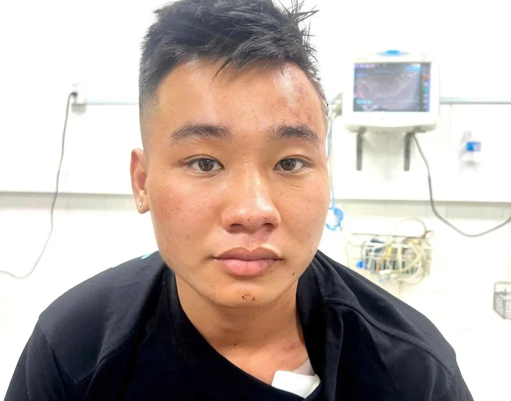 Đức Anh bị bắt sau khi gây án. Ảnh: Thái Hà