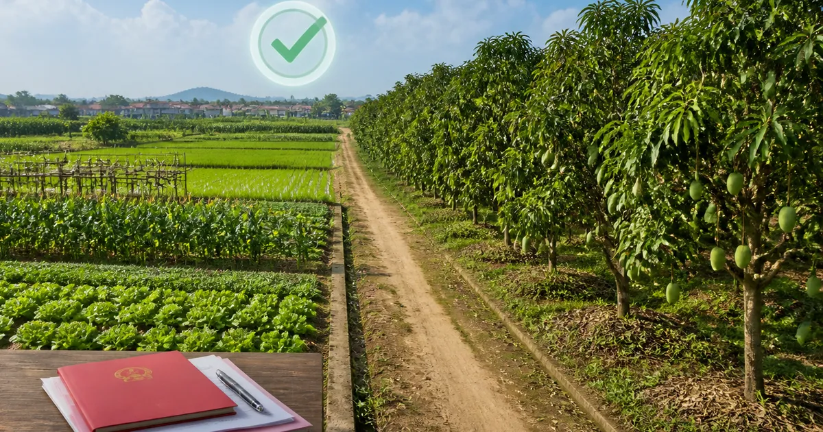 Không quy định xử phạt khi chuyển đất trồng cây hằng năm sang lâu năm