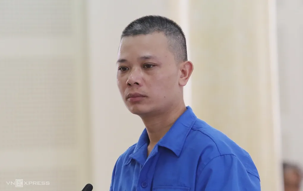 Nguyễn Ngọc Đạo tại phiên tòa sơ thẩm chiều 9/9. Ảnh: Đắc Thành