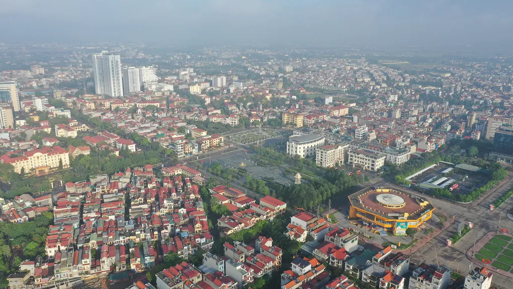 Một góc thành phố Bắc Giang (cũ), nay là phường Bắc Giang, tỉnh Bắc Ninh. Ảnh: Thanh Hải