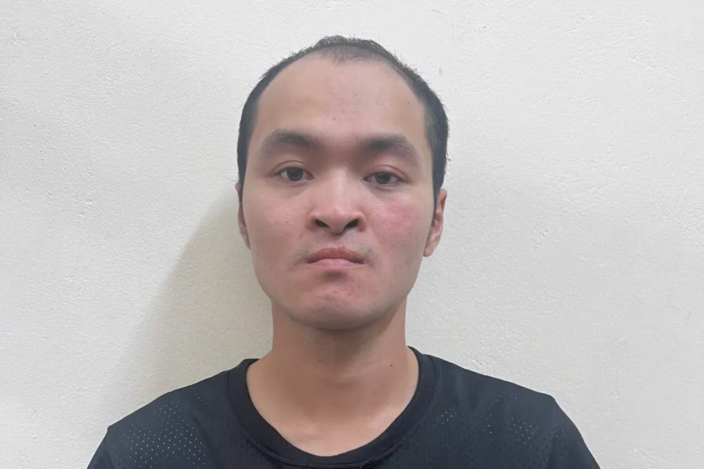 Nguyễn Tuấn Đạt khi bị bắt. Ảnh: CACC
