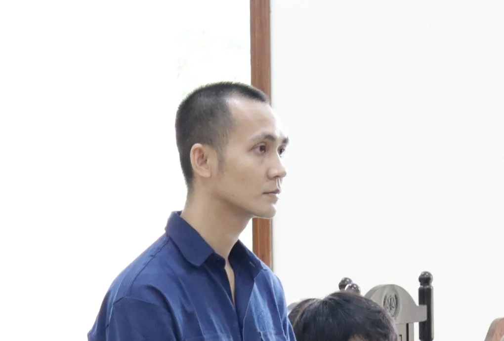 Lý Minh Hậu tại phiên tòa ngày 7/10. Ảnh: An Bình