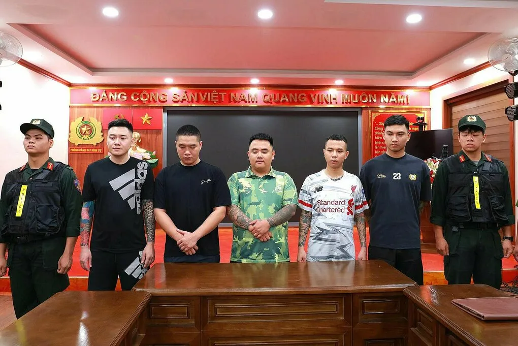 5 người vừa bị khởi tố. Ảnh: Công an tỉnh Lào Cai
