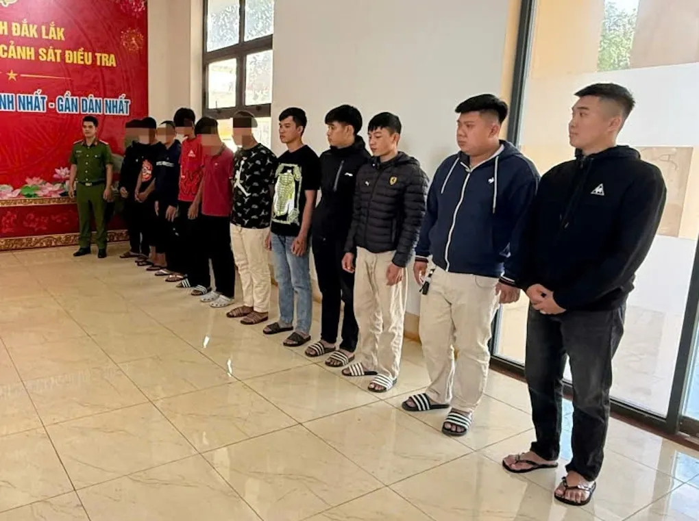 Nhóm mang hung khí, rượt đuổi đánh nhau bị khởi tố. Ảnh: Ngọc Oanh