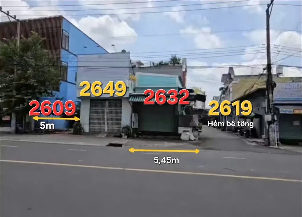 Hiện trang thửa đất 2609 và 2632 trên thực tế. Ảnh: Đương sự cung cấp