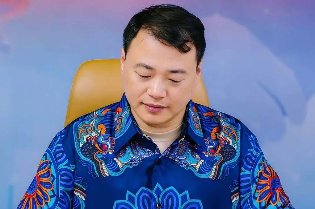 Shark Bình lúc chưa bị bắt. Ảnh: FBVN