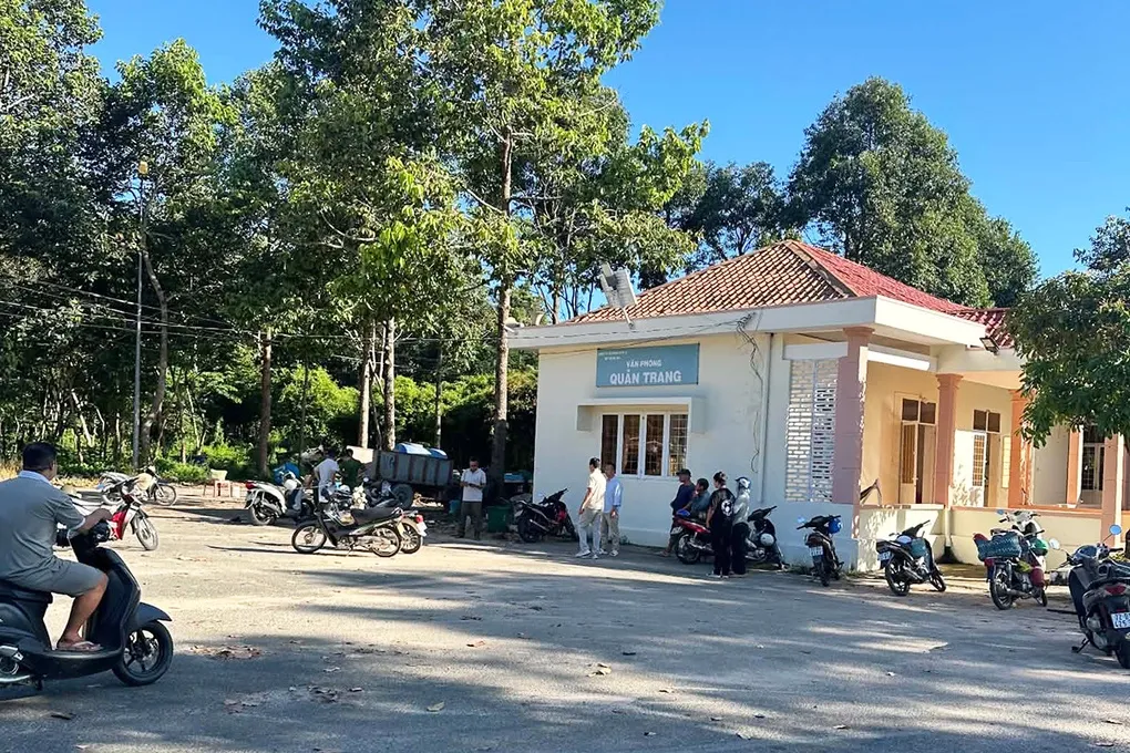 Khu vực xảy ra vụ án. Ảnh: Người dân cung cấp