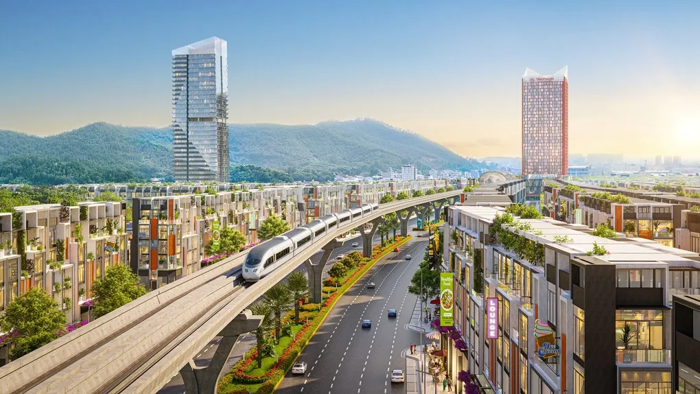 Đại lộ Võ Văn Kiệt được định hướng mở rộng mặt cắt ngang 60 m, kết hợp tuyến Metro theo quy hoạch. Ảnh: Chủ đầu tư