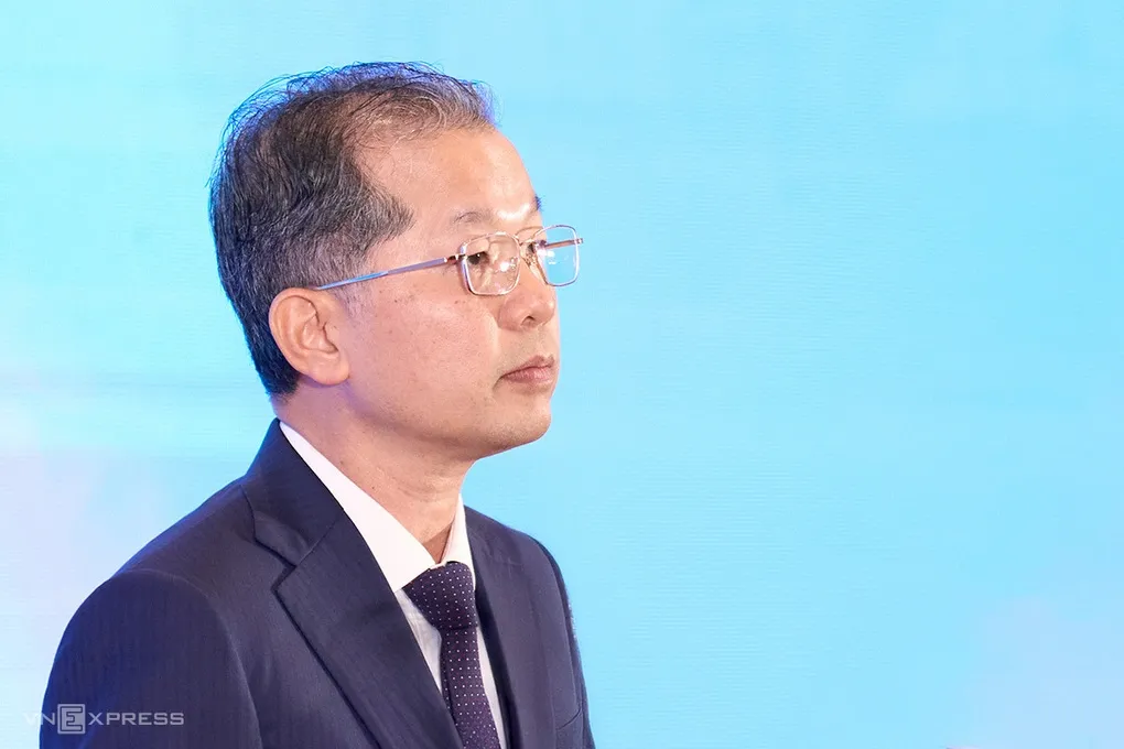 Chánh án TAND tối cao Việt Nam Nguyễn Văn Quảng phát biểu khai mạc Diễn đàn Tư pháp ASEAN - Trung Quốc lần thứ tư, sáng 10/10, tại Đà Nẵng, Việt Nam. Ảnh: Nguyễn Đông