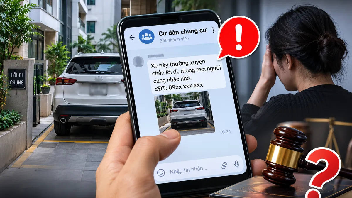 Gửi số điện thoại hàng xóm vào nhóm cư dân, coi chừng vi phạm
