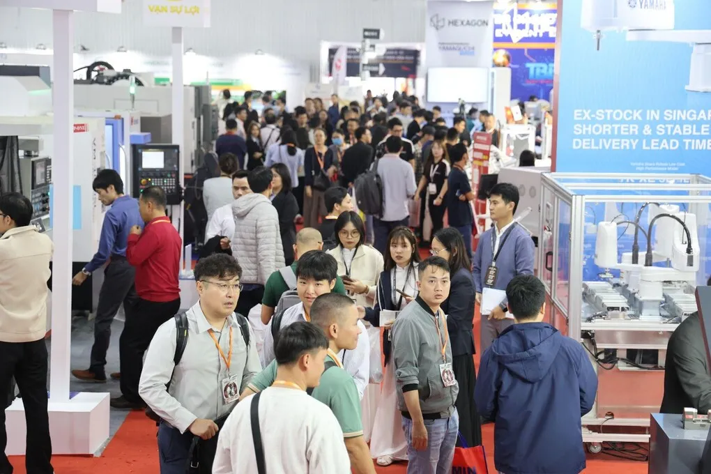 Triển lãm VIMF x VIAF 2026 Bắc Ninh dự kiến thu hút hơn 25.000 khách tham quan chuyên ngành. Ảnh: VIMF x VIAF