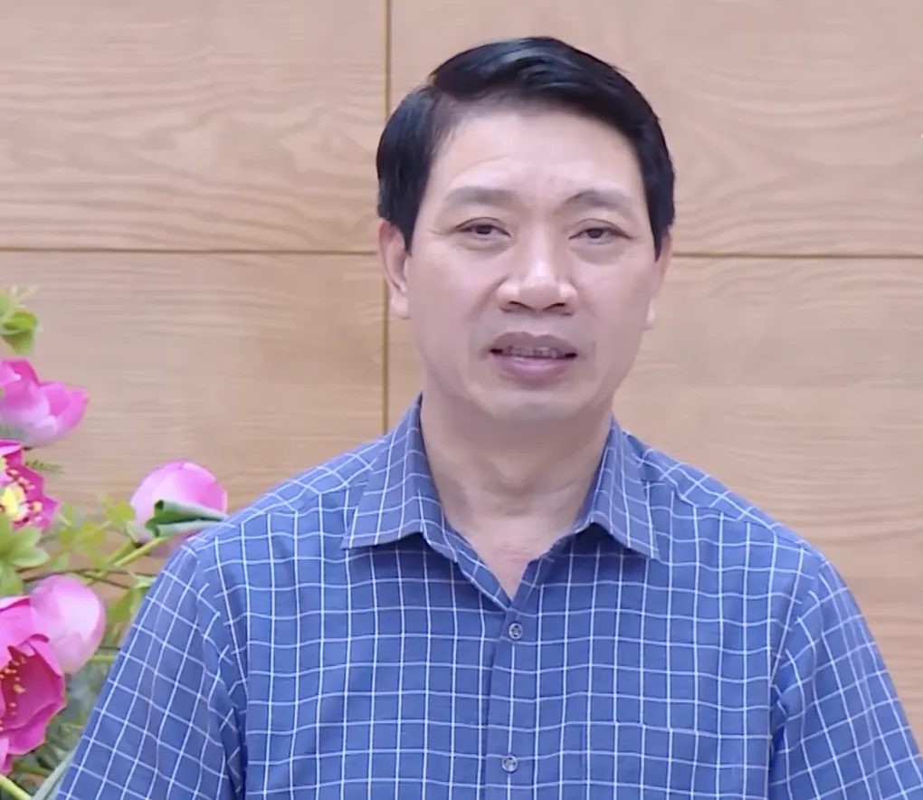 Bị cáo Lê Đức Giang khi là phó chủ tịch Thanh Hóa. Ảnh: TTV